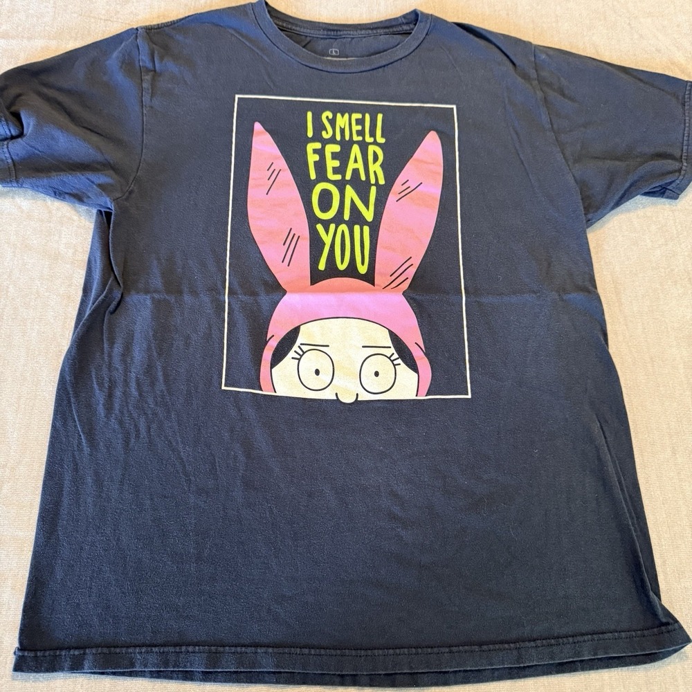 Bob's Burgers Louise Belcher I Smell Fear On You Womens Graphic Tee L